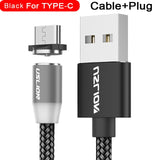 Magnetic USB Type C Cable For Fast Charging