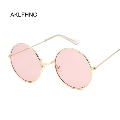 Round Pink Sunglasses